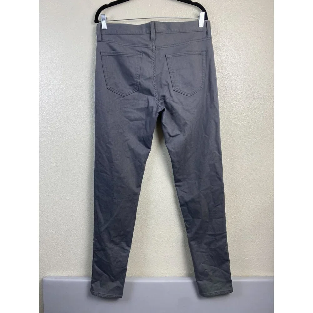 Banana Republic Mens Pants size 32 Gray Athletic Tapered Fit Business Casual‎